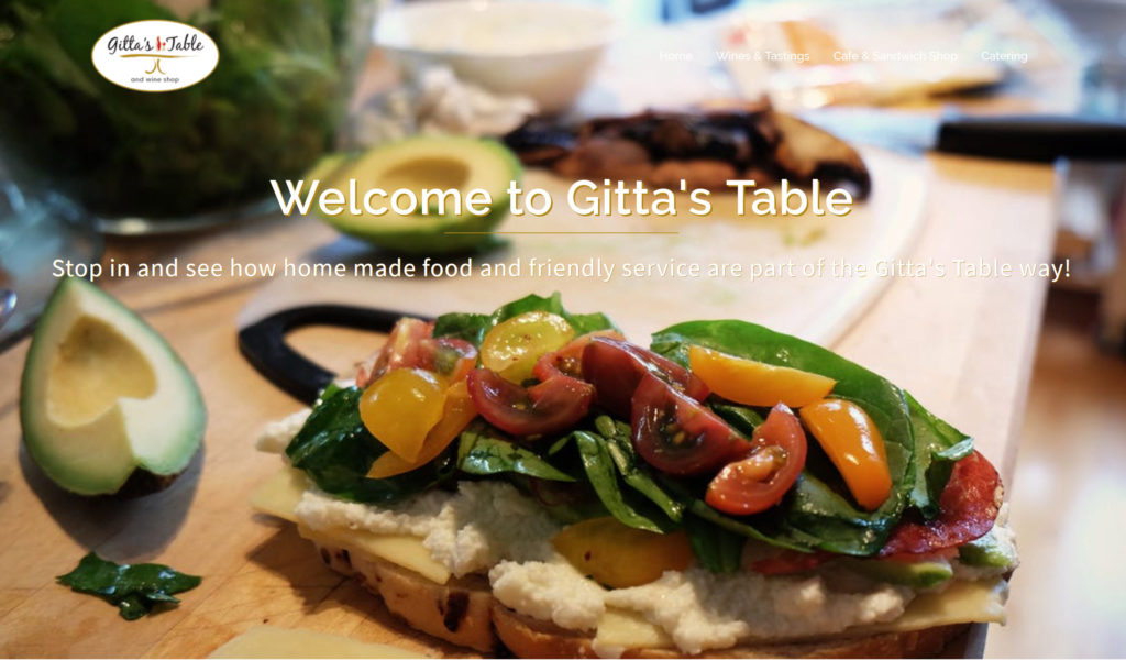 Thumbnail: Gitta's Table Home Page